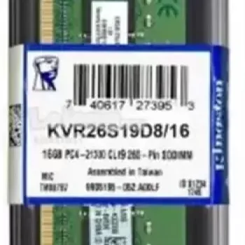 Kingston 16GB DDR4 Dual Channel Laptop Ram KVR26S19D8/16