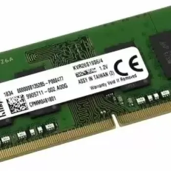 Kingston 4GB PC4-2666 DDR4 Single Channel Laptop Ram KVR26S19S6/4
