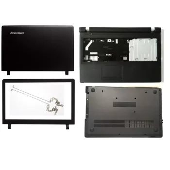 Lenovo IdeaPad 100-15IBY LCD Top Cover Bezel Hinges with Palmrest and Bottom Base Full Laptop Body Assembly