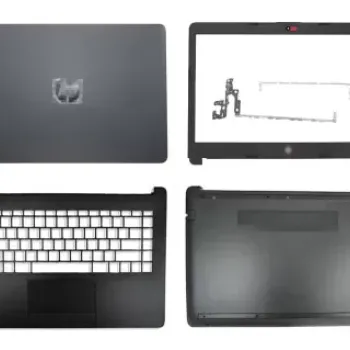 HP 14-CM 14-CK 14Q-CS 240 G7 14Q-cs0018TU LCD Top Cover Bezel Hinges with Touchpad Palmrest and Bottom Base Full Body Assembly