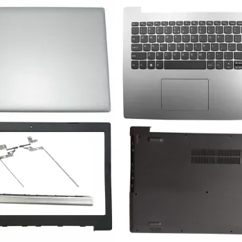 Lenovo Ideapad 330-15 330-15IKB 330-15AST 330-15IGM LCD Top Cover Bezel Hinges and Touchpad Palmrest Keyboard with Bottom Base Full Body Assembly