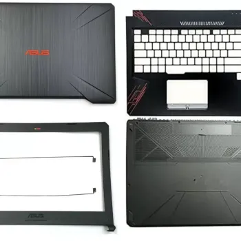 ASUS TUF Gaming FX504 FX504G FX504GD FX504GM FX504GE LCD Top Cover Bezel Hinges with Palmrest and Bottom Base