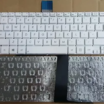 Laptop Keyboard Compatible for Asus X200CA White