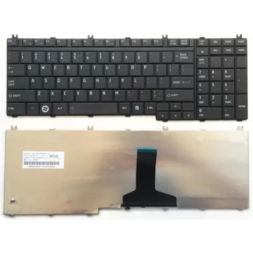 Replacement Laptop Keyboard for Toshiba Satellite L500 - Black