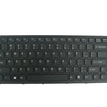 Laptop Keyboard Compatible for Sony VAIO VPCEG Series Black