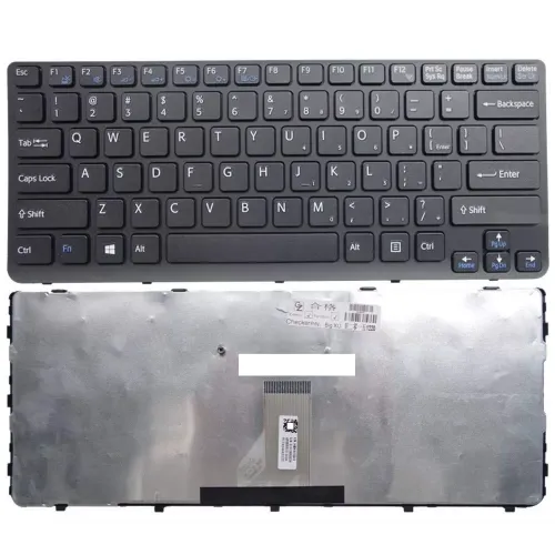 Replacement Laptop Keyboard for Sony Vaio SVE14 Series - Black