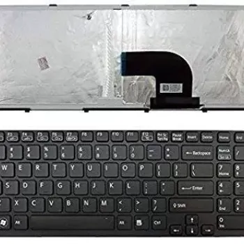 Laptop Keyboard for Sony VAIO SVE15 Black