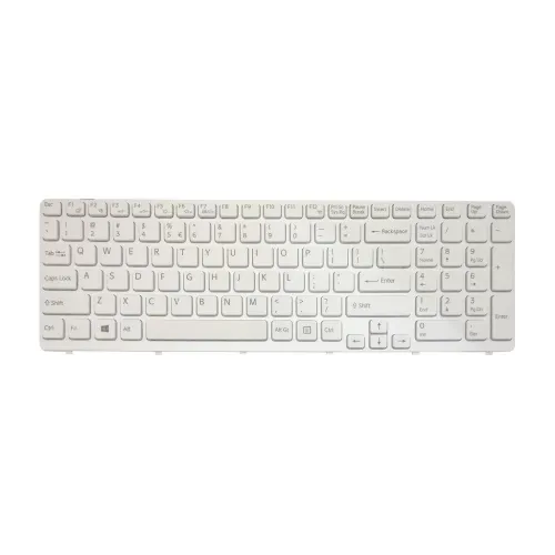 Replacement Laptop Keyboard for Sony VAIO SVE-15 Series in White