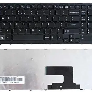 Laptop Keyboard for Sony VAIO VPC-EH Series(Black)