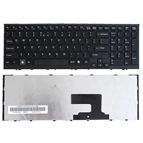 Replacement Laptop Keyboard for Sony VAIO VPC-EH Series - Black
