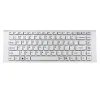 White Replacement Keyboard for Sony Vaio VPCEG Laptop