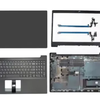 Lenovo IdeaPad L340-15IWL LCD Top Cover Bezel Hinges with Palmrest Keyboard and Bottom Base Body Assembly