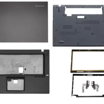 Lenovo ThinkPad T440 T450 LCD Top Cover Bezel Hinges with Palmrest and Bottom Base Body Assembly