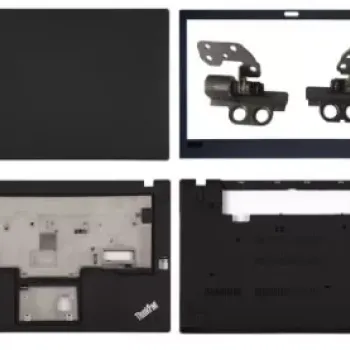 Lenovo Thinkpad T480 A485 LCD Top Cover Bezel Hinges with Palmrest and Bottom Base Full Body Assembly