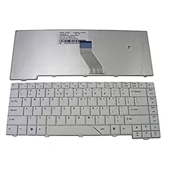 Replacement White Keyboard for Acer 4710 Laptop