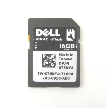 T6NY4 Dell 16GB Class10 iDRAC6 v Flash Server SD Card T6NY4 Dell 16GB Class10 iDRAC6 v Flash Server SD Card