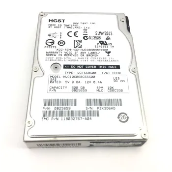 118032767-A04 0B25659 0R49CM EMC 600gb 6g 10k rpm 2.5 SAS Hard Disk