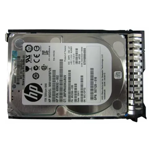 HP 1TB 7.2k 2.5inch Sas hdd 605832-002 653954 HP 1TB 7.2k 2.5inch Sas hdd 605832-002 653954