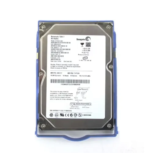 IBM 80GB 7.2K RPM 3Gbps 3.5Inch SATA Hard Disk 71P7293 71P7292 IBM 80GB 7.2K RPM 3Gbps 3.5Inch SATA Hard Disk 71P7293 71P7292