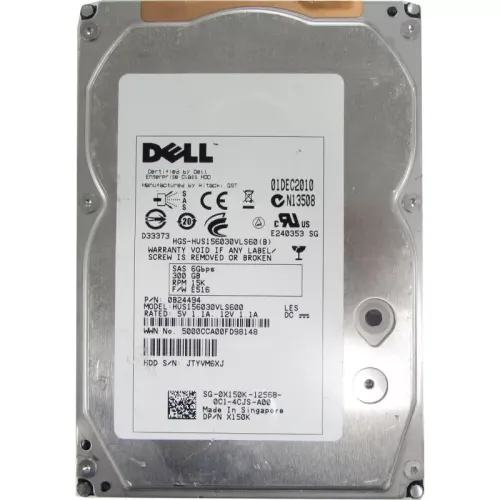 Dell 300GB 15k 3.5 inch SAS Hard Disk X150K Dell 300GB 15k 3.5 inch SAS Hard Disk X150K
