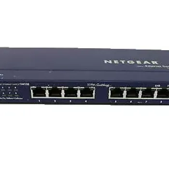 Netgear SW108 SW 10810 BASE-T 8 Port Ethernet Managed Switch