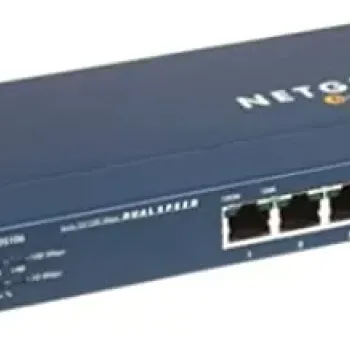 Netgear DS106 6 Ports 10/100 Dual Speed Hub Unmanaged Ethernet Switch