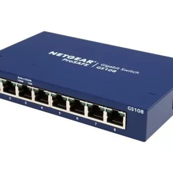 Netgear GS108NA ProSafe 8 Port Gigabit Ethernet Unmanaged Switch