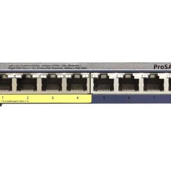 Netgear GS108PE v3 8 Port Gigabit Smart Managed Plus Switch