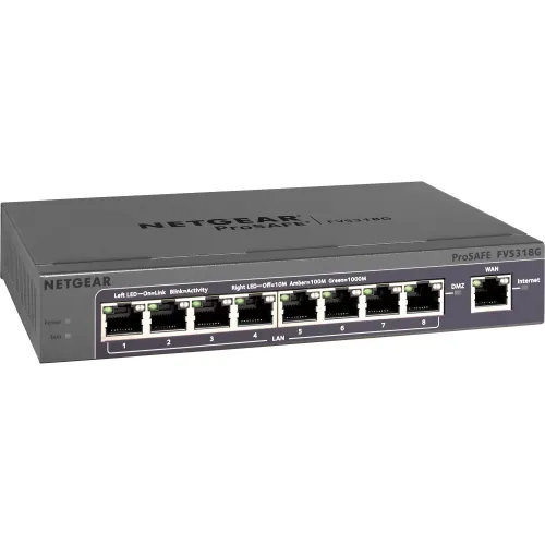 Netgear ProSafe GS108T v1 8 Port Gigabit Ethernet Smart Switch Netgear ProSafe GS108T v1 8 Port Gigabit Ethernet Smart Switch