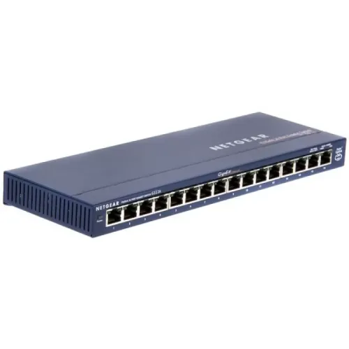 Netgear Prosafe GS116 16-Port Gigabit Managed Switch Netgear Prosafe GS116 16-Port Gigabit Managed Switch