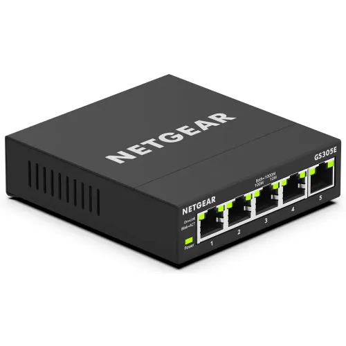 Netgear GS305E-100NAS Managed Smart Gigabit Ethernet Switch Netgear GS305E-100NAS Managed Smart Gigabit Ethernet Switch
