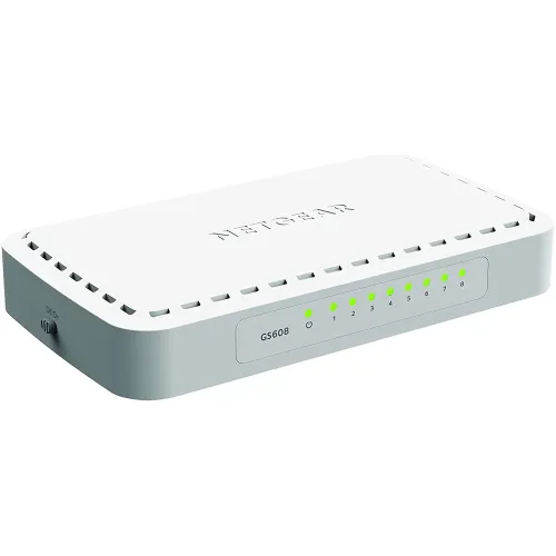 Netgear GS608 8-Ports Ethernet Networking Unmanaged Switch Netgear GS608 8-Ports Ethernet Networking Unmanaged Switch