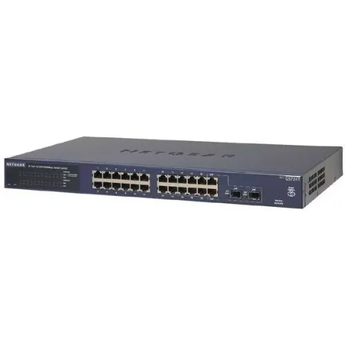Netgear Prosafe GS724T v2 24 Port Gigabit Smart Switch Netgear Prosafe GS724T v2 24 Port Gigabit Smart Switch