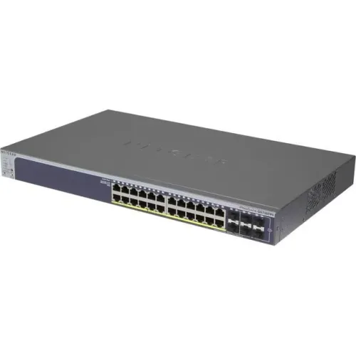 Netgear ProSafe GS728TPSB 28 Port Gigabit Stackable Smart Managed Switch Netgear ProSafe GS728TPSB 28 Port Gigabit Stackable Smart Managed Switch