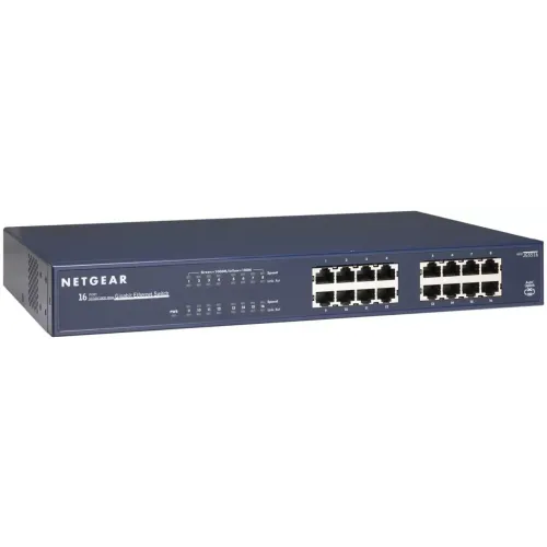 Netgear JGS516NA 16 Port Gigabit Ethernet Unmanaged Switch Netgear JGS516NA 16 Port Gigabit Ethernet Unmanaged Switch
