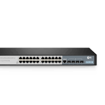 FS 24 Port 1000BASE-T Gigabit L2+ with 4 1Gb SFP Gigabit Switch