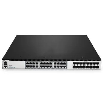 FS 24 Port 1000BASE-T L3 with 16 25Gb SFP Gigabit Managed Switch FS 24 Port 1000BASE-T L3 with 16 25Gb SFP Gigabit Managed Switch