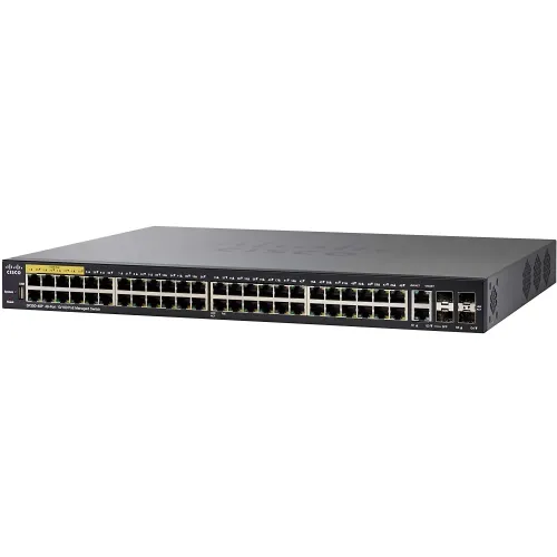 Cisco SF350 48 Port 10/100 PoE Managed Switch SF350-48P-K9 V03 Cisco SF350 48 Port 10/100 PoE Managed Switch SF350-48P-K9 V03