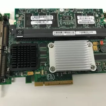 LSI Logic 128MB PCIe SCSI Raid Controller Card L1-01037-07 P202891807