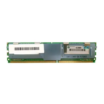 HP 2GB PC2-5300 DDR2-667MHz ECC Fully Buffered CL5 240-Pin DIMM Dual Rank Memory Module Part# 398407-551 HP 2GB PC2-5300 DDR2-667MHz ECC Fully Buffered CL5 240-Pin DIMM Dual Rank Memory Module Part# 398407-551