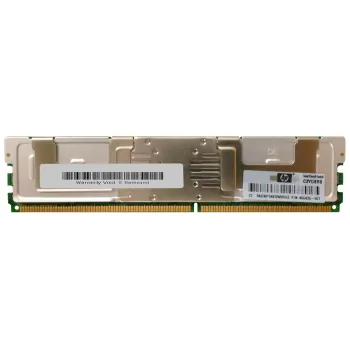 HP 4GB PC2-5300 DDR2-667MHz ECC Fully Buffered CL5 240-Pin DIMM Dual Rank Memory Module Part# 466436-061 HP 4GB PC2-5300 DDR2-667MHz ECC Fully Buffered CL5 240-Pin DIMM Dual Rank Memory Module Part# 466436-061