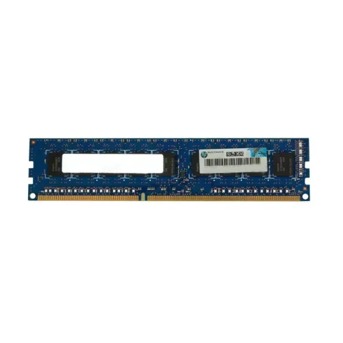 HP 4GB PC3-10600 DDR3-1333MHz ECC Unbuffered CL9 240-Pin DIMM Dual Rank Memory Module Part# 500672-S21-A1 HP 4GB PC3-10600 DDR3-1333MHz ECC Unbuffered CL9 240-Pin DIMM Dual Rank Memory Module Part# 500672-S21-A1