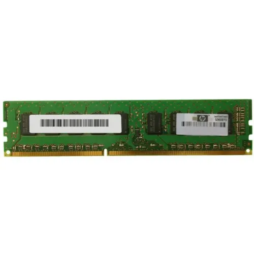 HP 4GB PC3-10600 DDR3-1333MHz ECC Unbuffered CL9 240-Pin DIMM 1.35V Low Voltage Dual Rank Memory Module Part# 647907R-B21 HP 4GB PC3-10600 DDR3-1333MHz ECC Unbuffered CL9 240-Pin DIMM 1.35V Low Voltage Dual Rank Memory Module Part# 647907R-B21