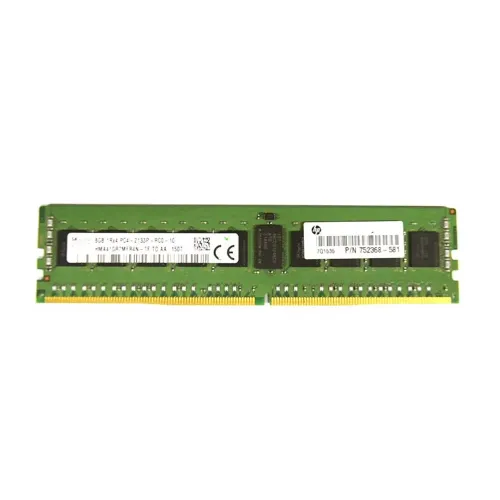 HP 8GB PC4-17000 DDR4-2133MHz ECC Registered CL15 288-Pin DIMM Memory Module Part# 752358-081 HP 8GB PC4-17000 DDR4-2133MHz ECC Registered CL15 288-Pin DIMM Memory Module Part# 752358-081