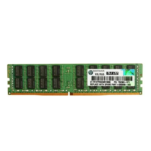 HP 16GB PC4-17000 DDR4-2133MHz ECC Registered CL15 288-Pin DIMM Memory Module Part# 752369-MH1 HP 16GB PC4-17000 DDR4-2133MHz ECC Registered CL15 288-Pin DIMM Memory Module Part# 752369-MH1