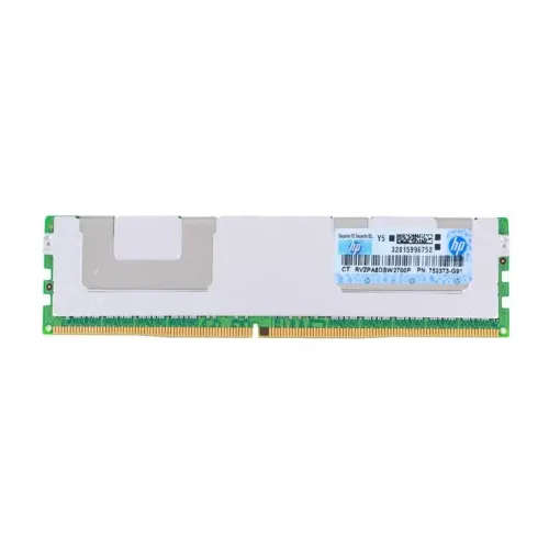 HP 64GB PC4-17000 DDR4-2133MHz ECC Registered CL15 288-Pin Load Reduced DIMM 1.2V Quad Rank Memory Module Part# 752373-G91 HP 64GB PC4-17000 DDR4-2133MHz ECC Registered CL15 288-Pin Load Reduced DIMM 1.2V Quad Rank Memory Module Part# 752373-G91