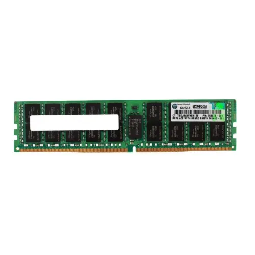 HP 16GB PC4-17000 DDR4-2133MHz ECC Registered CL15 288-Pin DIMM 1.2V Dual Rank Memory Module Part# 759516-001 HP 16GB PC4-17000 DDR4-2133MHz ECC Registered CL15 288-Pin DIMM 1.2V Dual Rank Memory Module Part# 759516-001