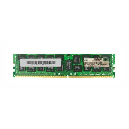 HP 64GB PC4-19200 DDR4-2400MHz ECC Registered CL17 288-Pin Load Reduced DIMM 1.2V Quad Rank Memory Module Part# 859939-091 HP 64GB PC4-19200 DDR4-2400MHz ECC Registered CL17 288-Pin Load Reduced DIMM 1.2V Quad Rank Memory Module Part# 859939-091