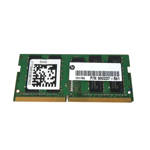 HP 16GB PC4-19200 DDR4-2400MHz ECC Unbuffered CL17 260-Pin SoDimm Memory Module Part# 900237-591 HP 16GB PC4-19200 DDR4-2400MHz ECC Unbuffered CL17 260-Pin SoDimm Memory Module Part# 900237-591