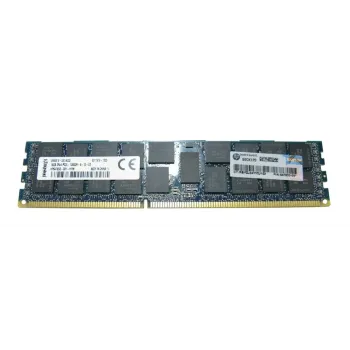 HP 16GB PC3-10600 DDR3-1333MHz ECC Registered CL9 240-Pin DIMM Dual Rank 1.35V Low Voltage Memory Module Part# HP647653-081-HYM HP 16GB PC3-10600 DDR3-1333MHz ECC Registered CL9 240-Pin DIMM Dual Rank 1.35V Low Voltage Memory Module Part# HP647653-081-HYM
